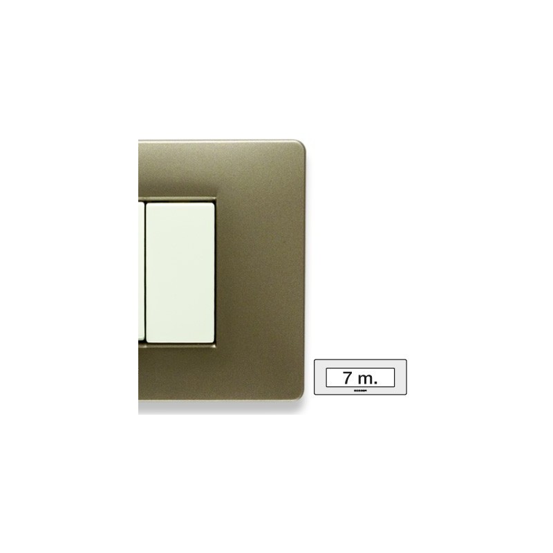 Placca Master Mix Vulcano in tecnopolimero 7 posti 21MX557