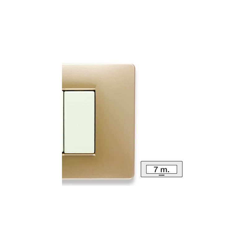 Placca Master Mix Sahara  in tecnopolimero 7 posti 21MX547