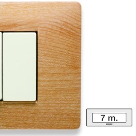 Placca Master Mix Essenza williams  in tecnopolimero 7 posti 21MX457