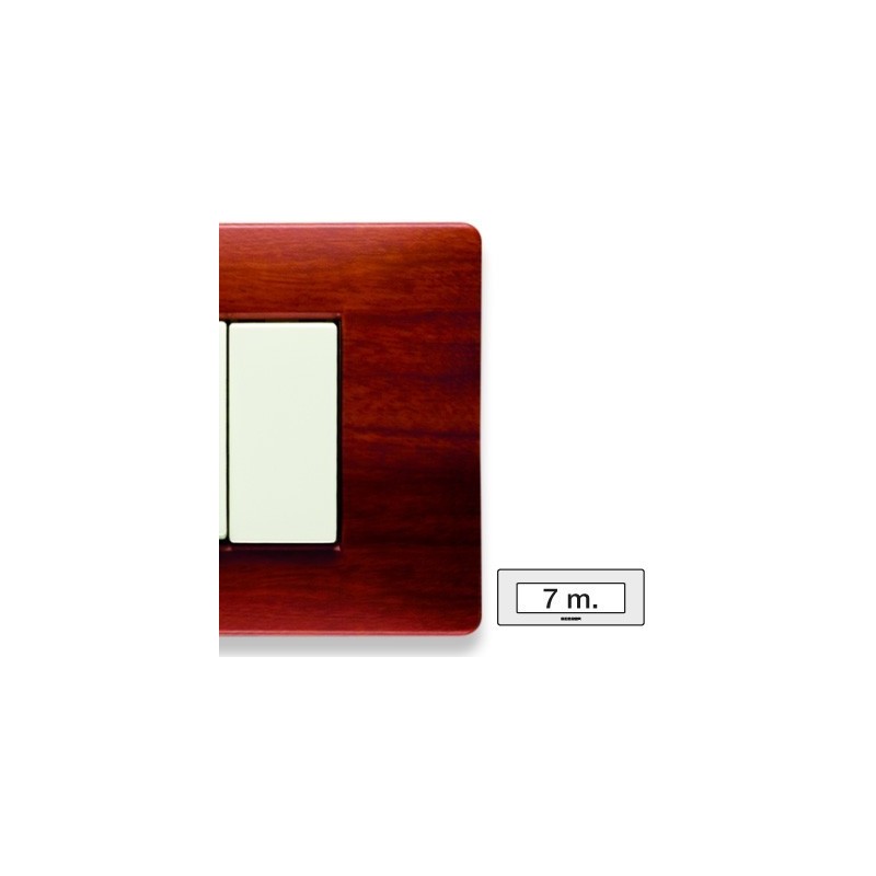 Placca Master Mix Essenza cherry in tecnopolimero 7 posti 21MX417