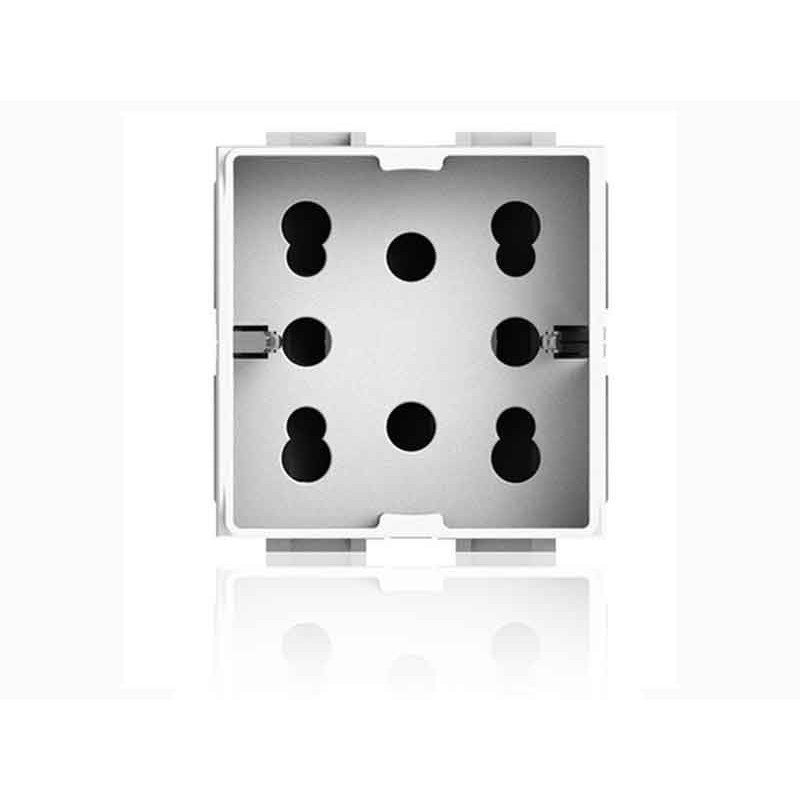 Presa Bipasso e Schuko Side Light per Light  4Box 4B.N.H21