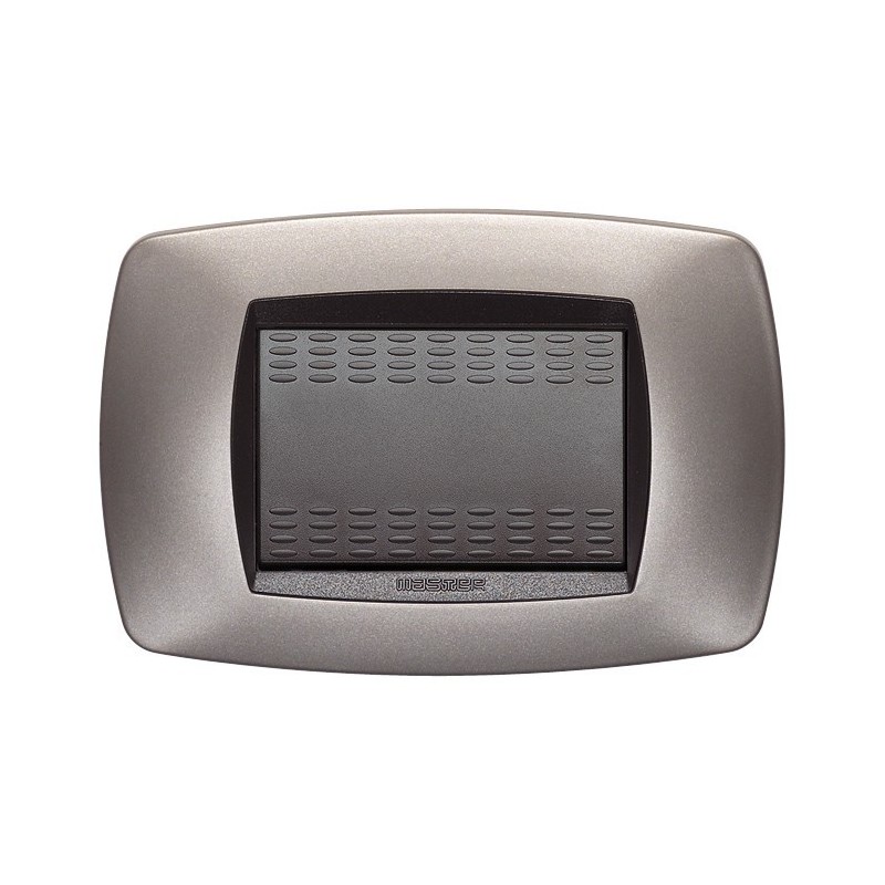 Placca Master Modo Bronzo opaco in tecnopolimero 3 posti 39TC553