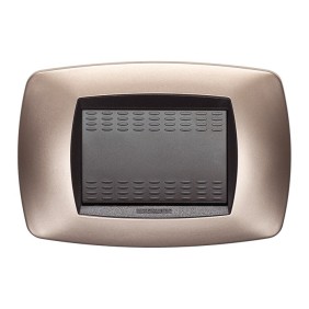 Placca Master Modo Rame opaco in tecnopolimero 3 posti 39TC543