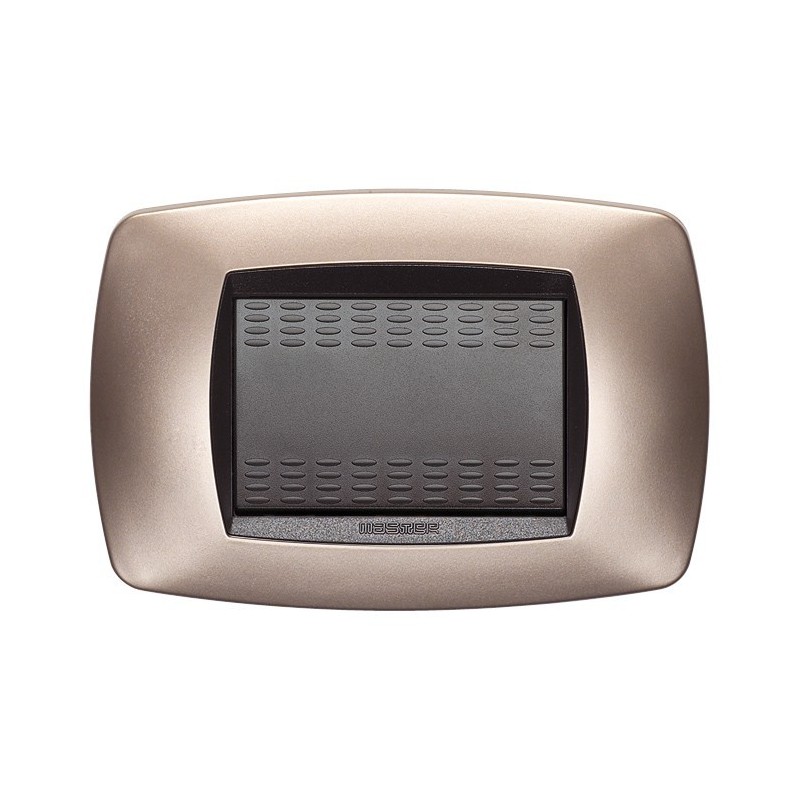 Placca Master Modo Rame opaco in tecnopolimero 3 posti 39TC543