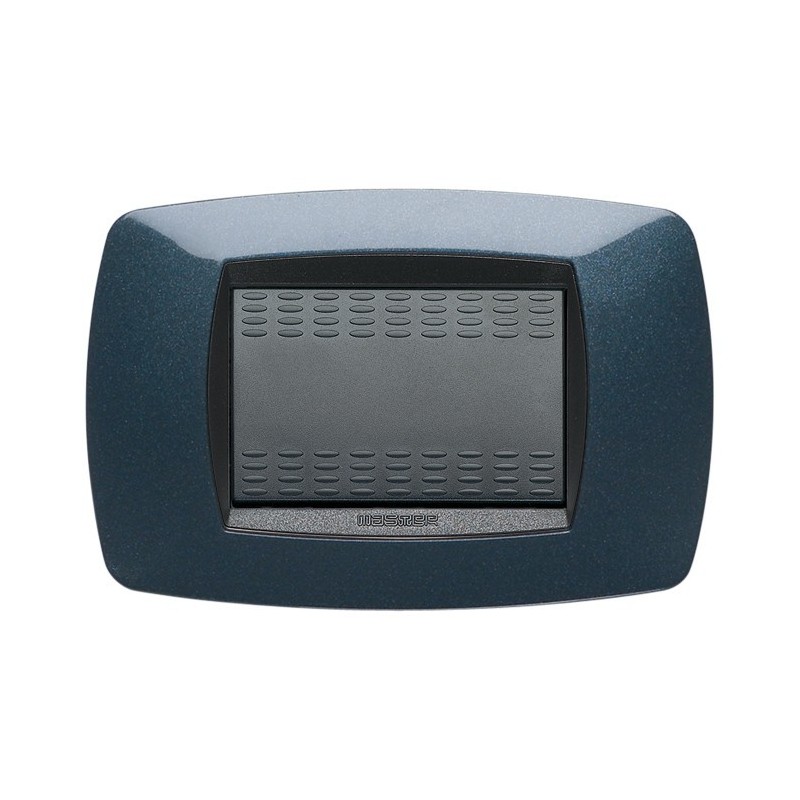 Placca Master Modo Blu notte in tecnopolimero 3 posti 39TC353
