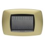 Placca Master Modo Ottone opaco in tecnopolimero 3 posti 39TC243