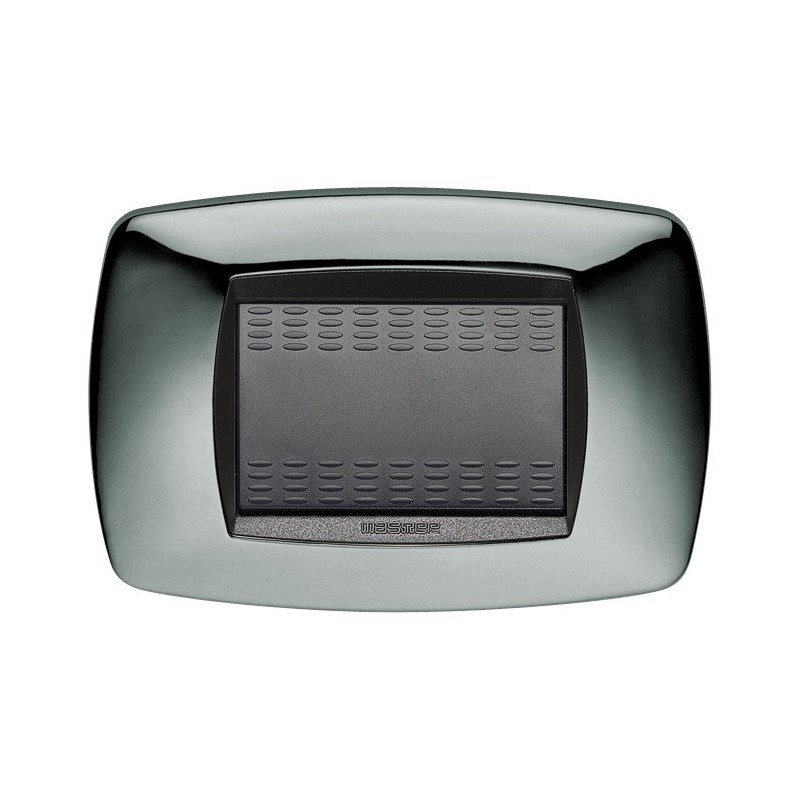 Placca Master Modo Cromato in tecnopolimero 3 posti 39TC223