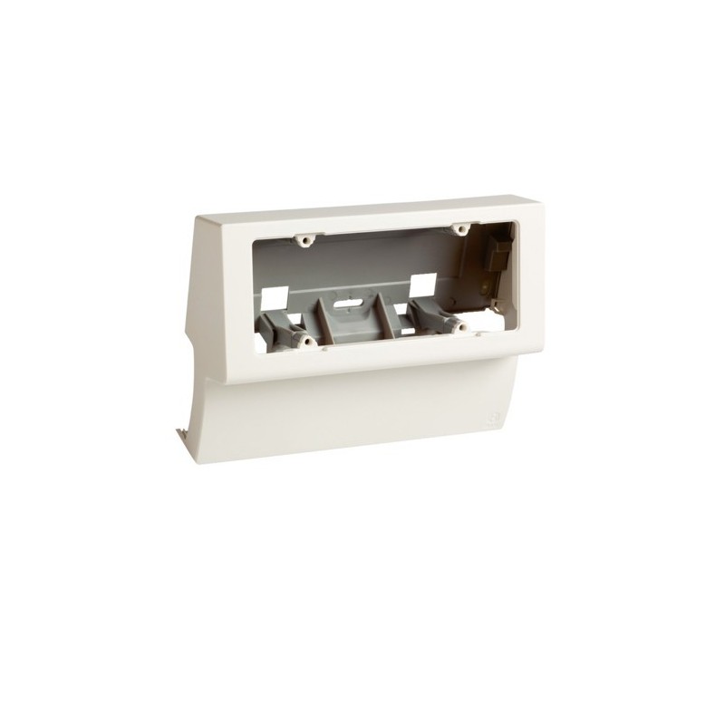 Scatola Bocchiotti SBNI 6 W portafrutti 6 moduli per canale a battiscopa B03590