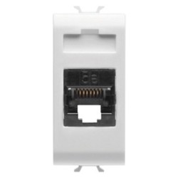 PRESA DI RETE RJ45 CAT.5E MODULO BIANCO CHORUS GW10421 GEWISS