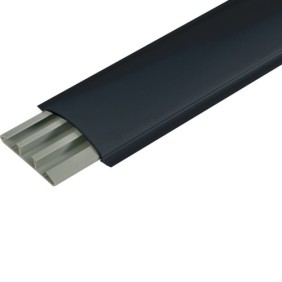 Canalina Bocchiotti CSP-N 75x17 W tre scomparti a pavimento  colore ardesia 75x17 B01331