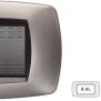 Placca Master Modo Bronzo opaco in tecnopolimero 4 posti 39TC554