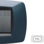 Placca Master Modo Blu notte in tecnopolimero 4 posti 39TC354