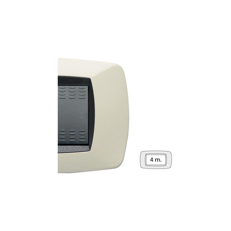 Placca Master Modo Avorio in tecnopolimero 4 posti 39TC284