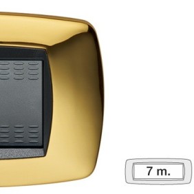 Placca Master Modo Ottone in tecnopolimero 7 posti 39TC217