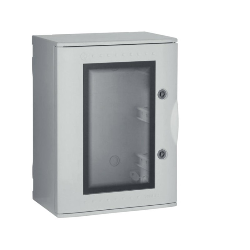 Quadro Bocchiotti VTR 02 OBLO' in Vetroresina porta trasparente IP66 36 moduli B04622