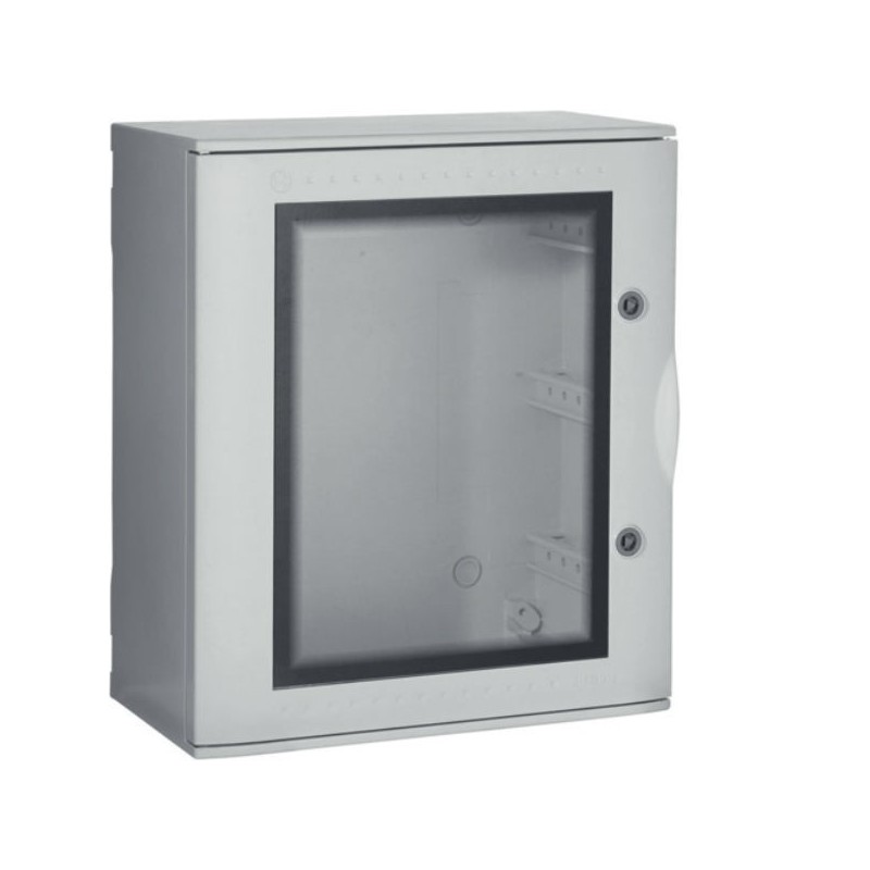 Quadro Bocchiotti VTR 03 OBLO' in Vetroresina porta trasparente IP66 54 moduli B04623