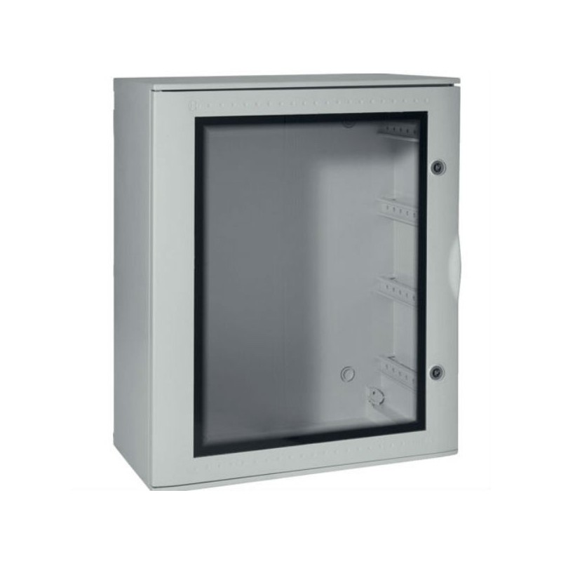 Quadro Bocchiotti VTR 05 OBLO' in Vetroresina porta trasparente IP66 96 moduli B04625