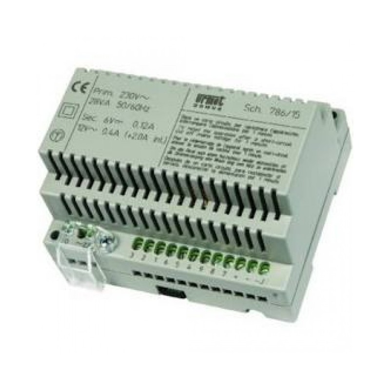 Alimentatore citofonico Urmet per impianti intercomunicanti con doppio generatore di nota (230 Vca) 786/15