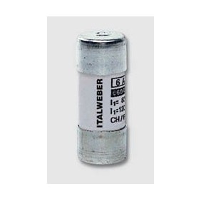 Fusibile in ceramica cilindrico  misura 22x58 mm 100A