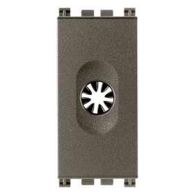 Tasto falso polo con foro e serracavo Vimar Arkè Metal 19044.M