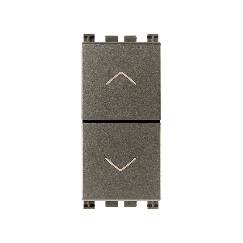 Saliscendi interbloccato 10A Unipolare Vimar Arkè Metal 19062.M