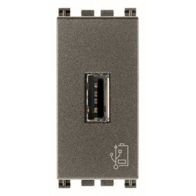 Presa di alimentazione USB 5V 1,5 A Vimar Arkè serie Metal 19292.M