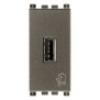 Presa di alimentazione USB 5V 1,5 A Vimar Arkè serie Metal 19292.M