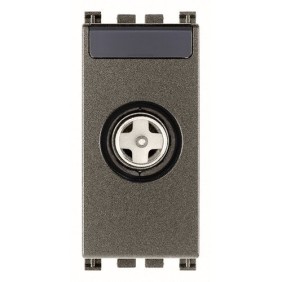 Presa TV-SAT passante Vimar Arkè serie Metal 19300.10.M