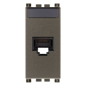 Presa di rete Cat. 6 RJ45 UTP Vimar Arke' Metal 19339.13.M