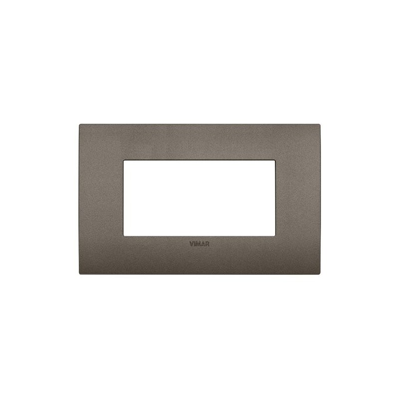 Placca Vimar Arkè Classic 4 moduli  Metal 19654.80