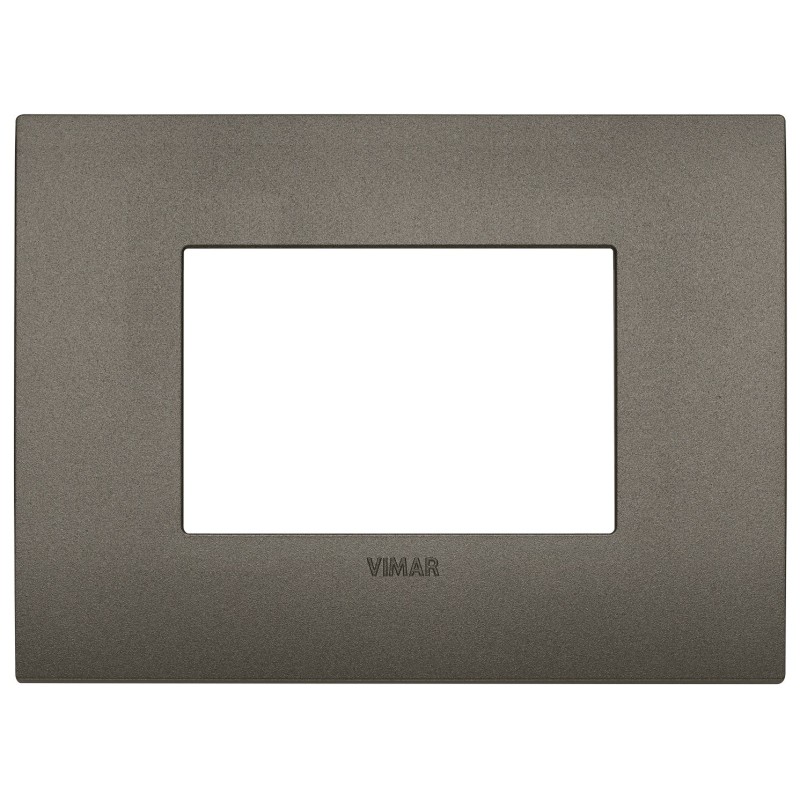 Placca Vimar Arkè Classic 3 moduli  Metal 19653.80