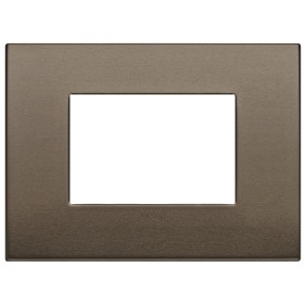 Placca Vimar Arkè Classic 3 moduli Bronzo scuro 19653.17
