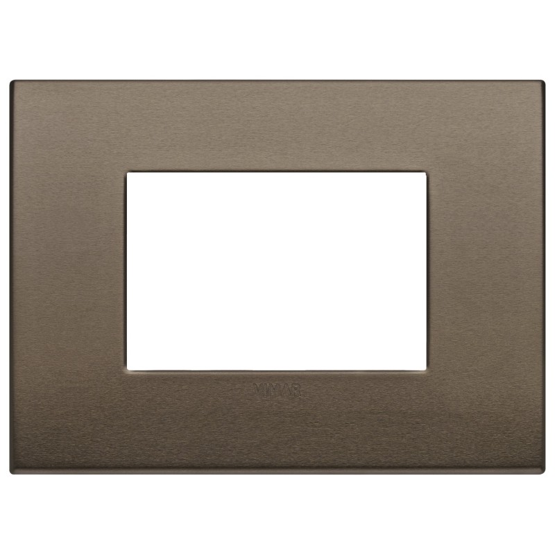 Placca Vimar Arkè Classic 3 moduli Bronzo scuro 19653.17