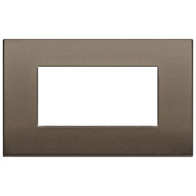 Placca Vimar Arkè Classic 4 moduli Bronzo scuro 19654.17