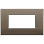 Placca Vimar Arkè Classic 4 moduli Bronzo scuro 19654.17