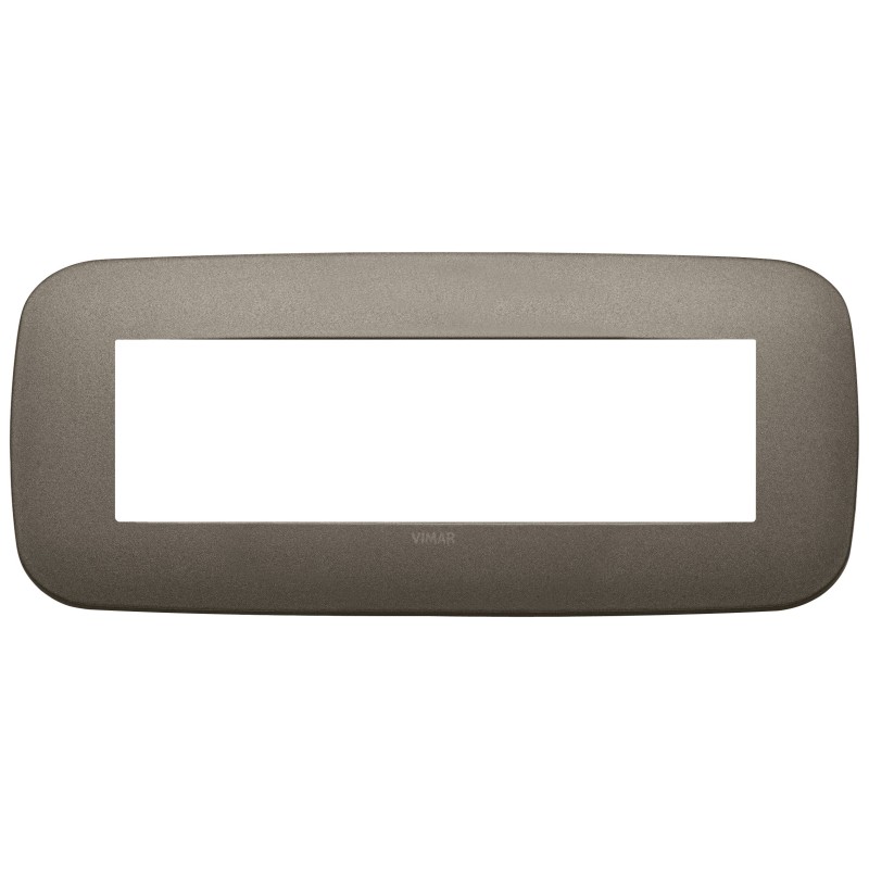 Placca Vimar Arkè Round 7 moduli Metal in tecnopolimero19687.80