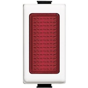 Portalampada Con Diffusore Rosso Serie Civili Bticino Matix AM5060R