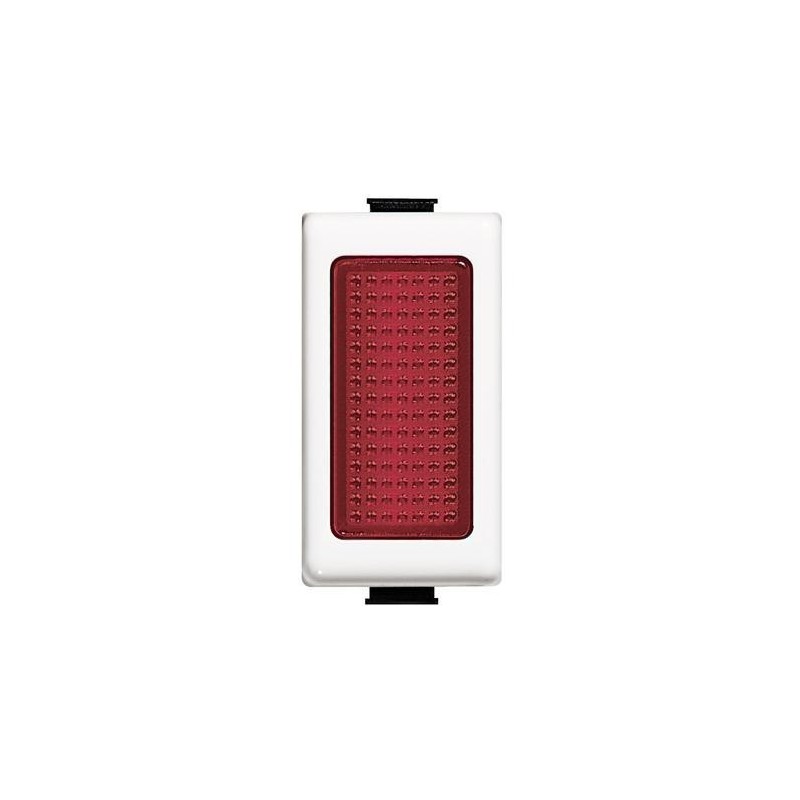 Portalampada Con Diffusore Rosso Serie Civili Bticino Matix AM5060R