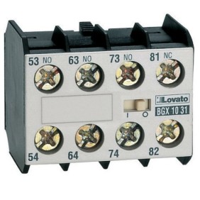 Contatto Ausiliario per Contattori serie BG 2NA+2NC Lovato 11BGX1022