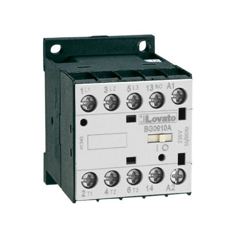 Contattore Tripolare Bobina 230V AC  6A Lovato 11BG061A230