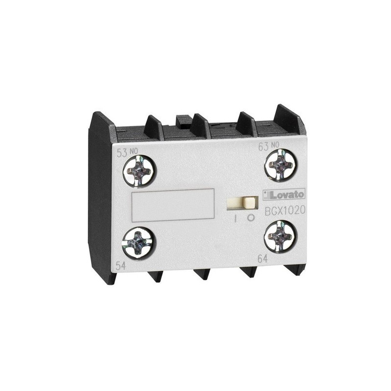 Contatto Ausiliario per Contattori serie 11BG 1NA+1NC Lovato 11BGX1011