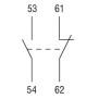 Contatto Ausiliario per Contattori serie 11BF e BF 1NA+1NC Lovato BFX1011