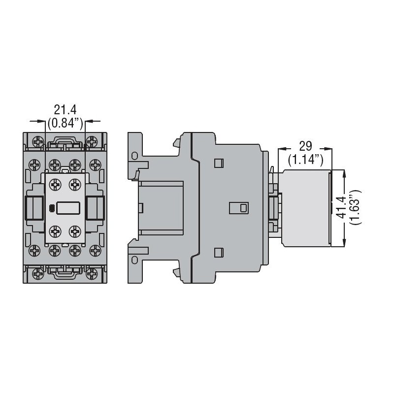 Contatto Ausiliario per Contattori serie 11BF e BF 2NA Lovato BFX1020