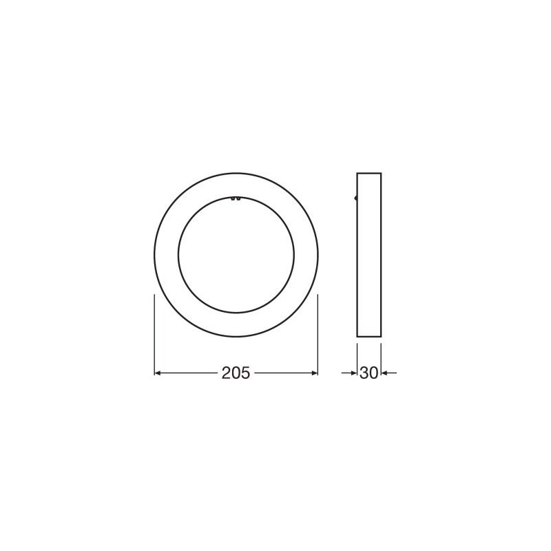 Circolare led Osram 12W 6500K (Luce fredda) Sostituisce la vecchia 22W
