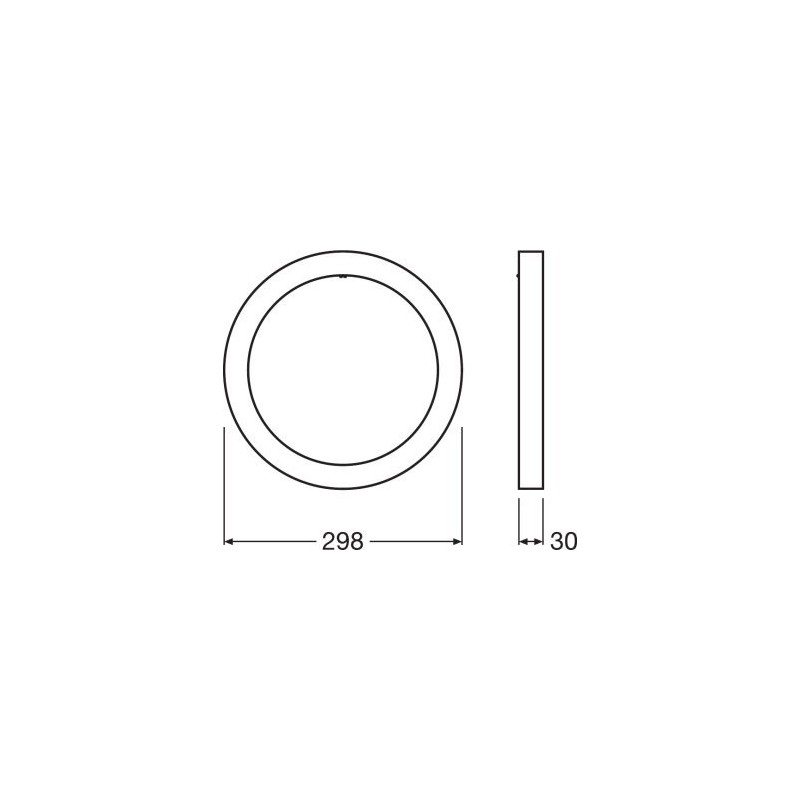 Circolare led Osram 20W 6500K (Luce fredda) Sostituisce la vecchia 32W