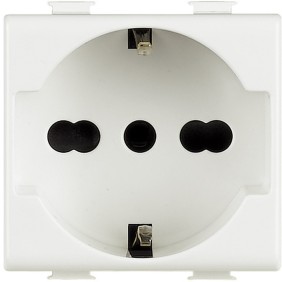 Presa Schuko Bipasso 16A Serie Civili Bticino Matix AM5440/16