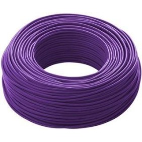 Cavo unipolare antifiamma 1 mmq Viola Matassa 100 Mt