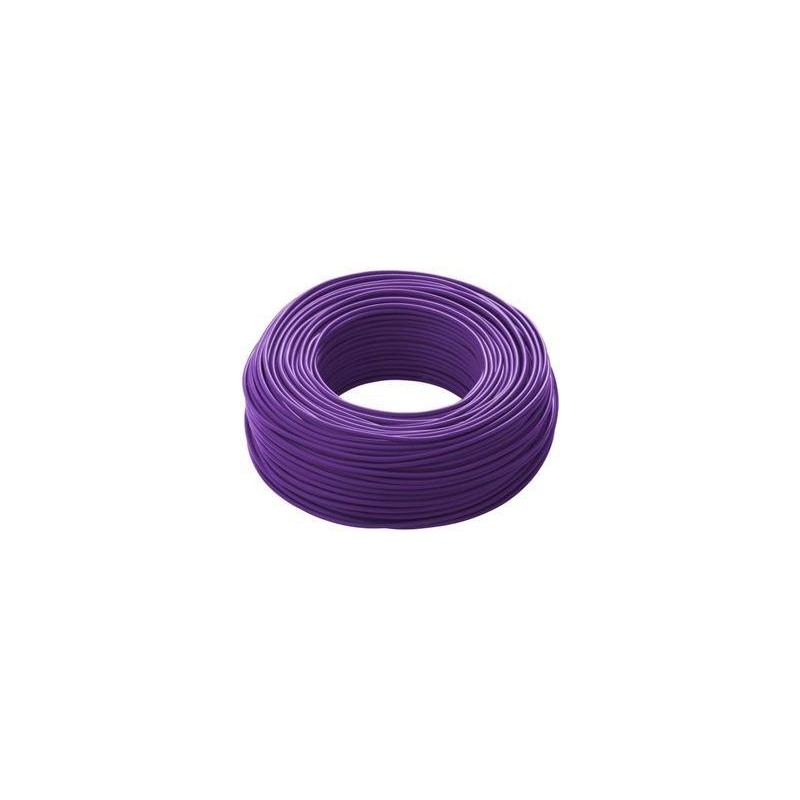 Cavo unipolare antifiamma 1 mmq Viola Matassa 100 Mt