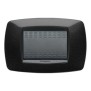 Placca Master Modo colore Nero in tecnopolimero 3 posti 39TC203