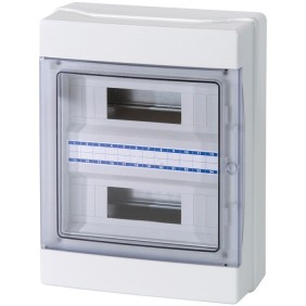 Centralino da Parete 24 Moduli Porta Trasparente IP65 Master M04924-T
